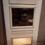 Woodwork trumeau with two mirrors