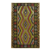 Tapis kilim anatolien vintage fait main turc 190 cm x 292 cm