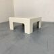 Table Basse Blanche Space Age par 1970s