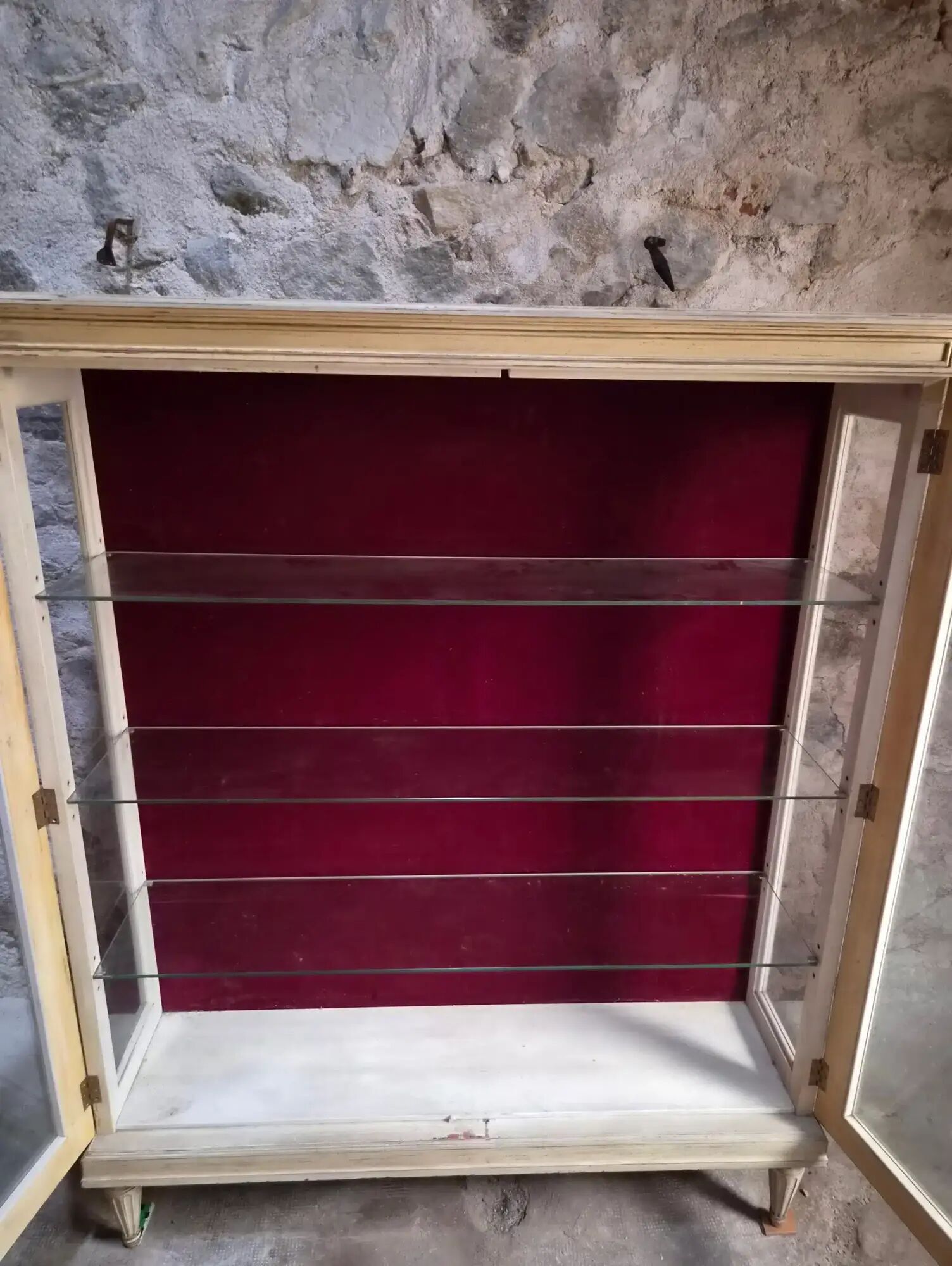 Vintage French display cabinet / Shop display cabinet