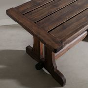 Swedish Wooden "Berga" Dark Pine Table by David Rosén, 1930s