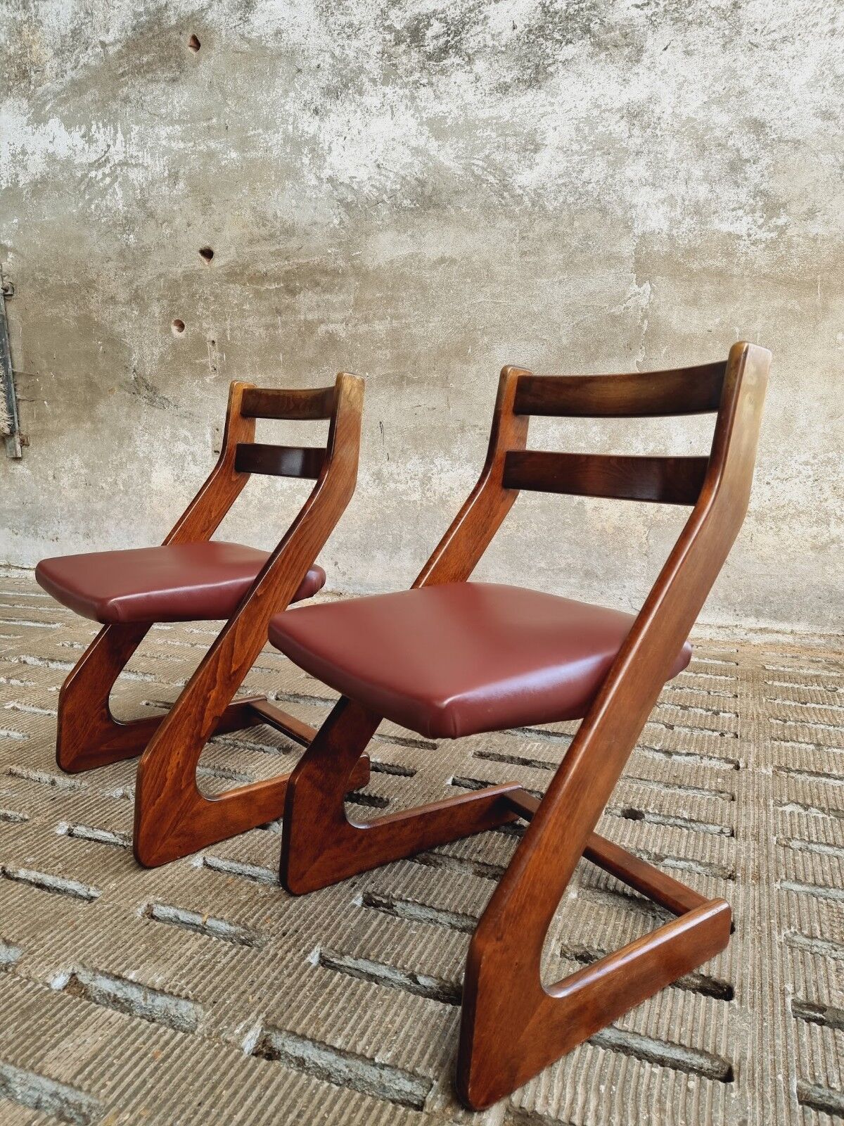 Vintage design chairs set Mid Century