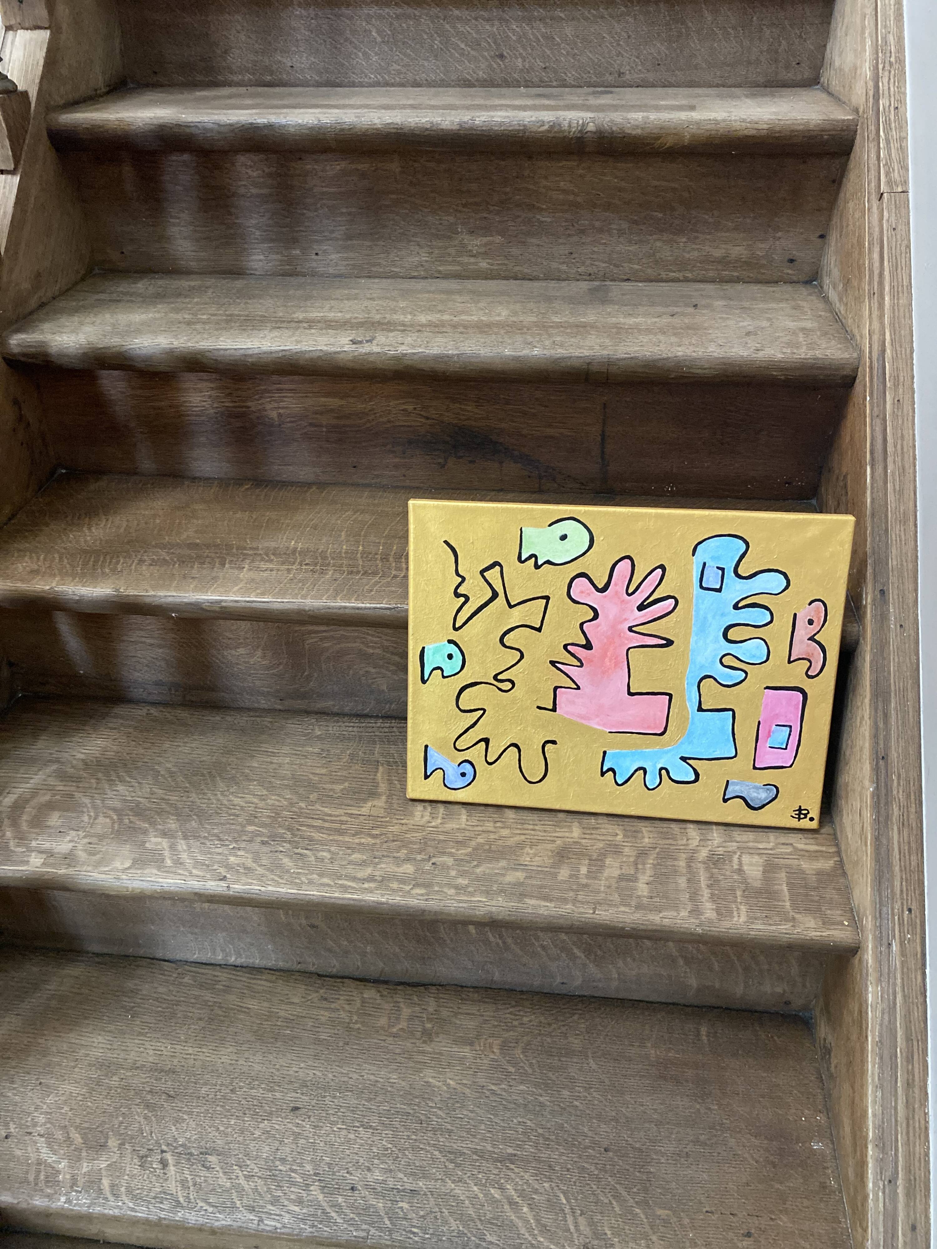 Modern painting canvas