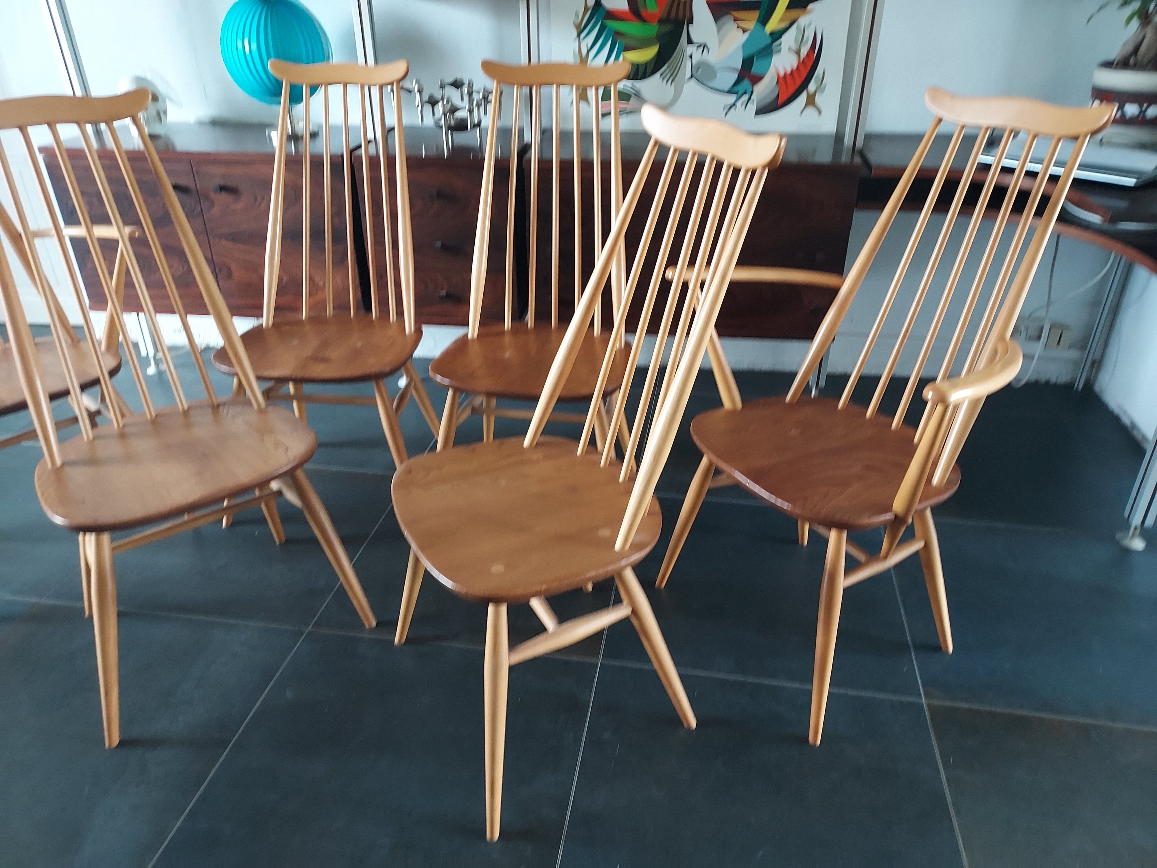 Ercol Goldsmith chairs and armchairs