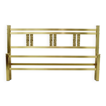 Mid-Century Modern Italian Gold Brass and Bronze Double Beb, 1970