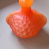 Vase coloquinte Pâte de Verre orange Art Nouveau
