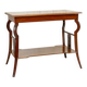 Table basse en acajou brun Art Nouveau du début du 20e siècle, années 1950