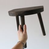 Farm tripod stool, rustic, vintage