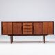 Scandinavian symmetric sideboard in rosewood Denmark 1960