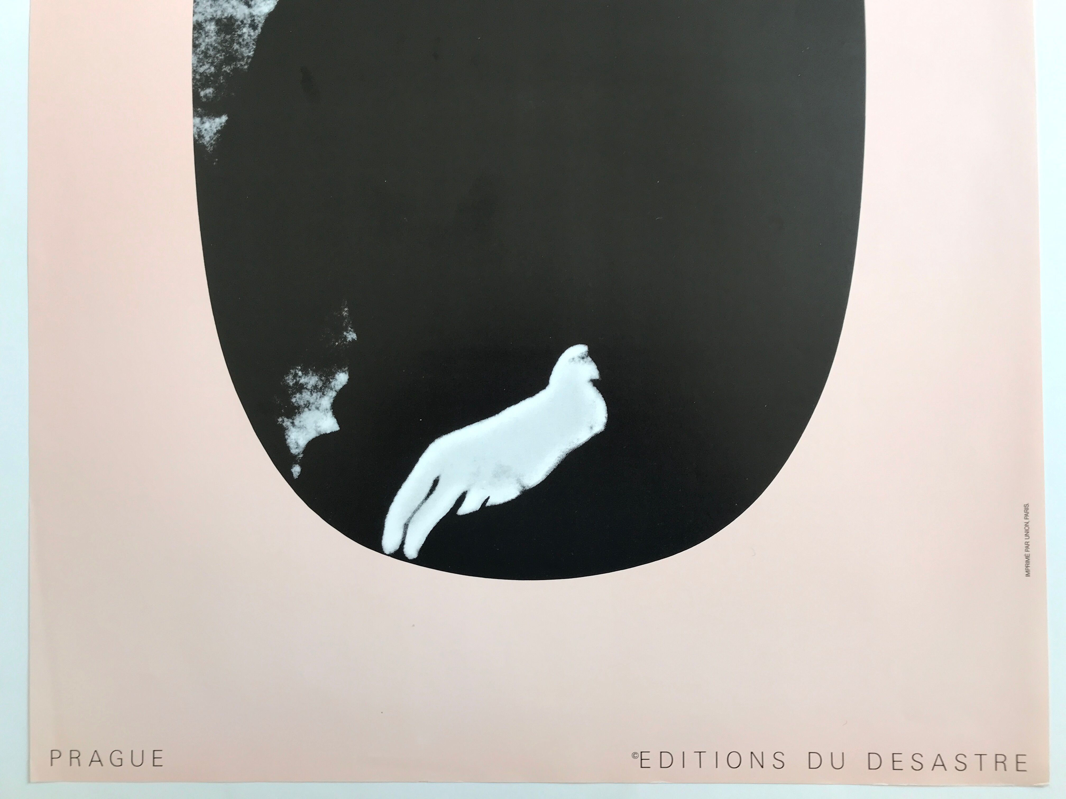 Franz Kafka, Prague, Editions du désastre, circa 1980 original poster