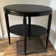Gueridon console bois noir art déco