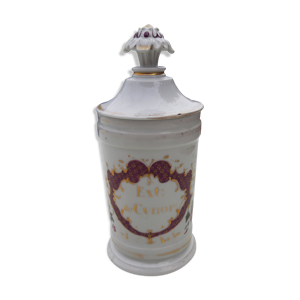 pot a pharmacie en porcelaine