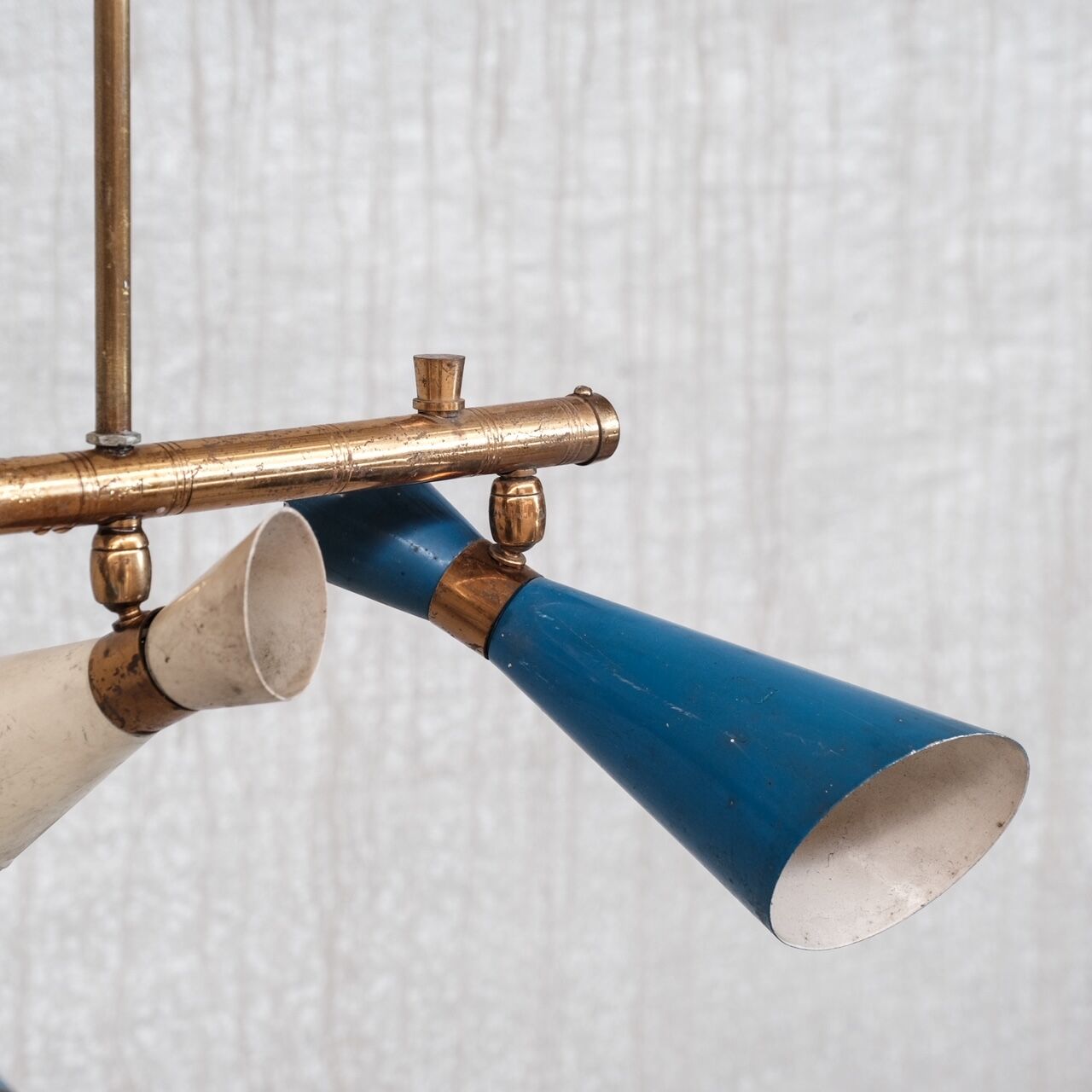 Brass Mid-Century Italian Chandelier Pendant