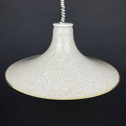Beige Murano Glass Pendant Light from the Mid-Century, Italy, 1970s