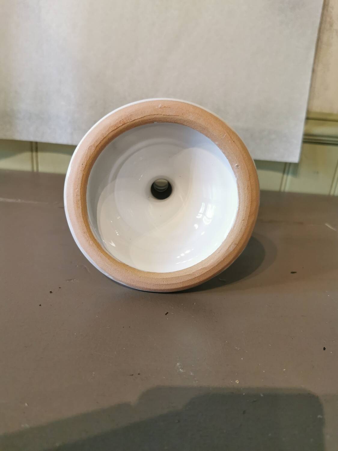 Pair of artisanal ceramic candlesticks Morocco