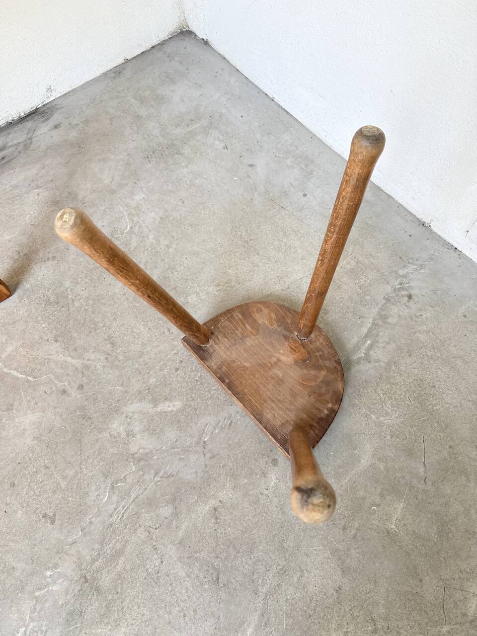 Oak tripod stool 1950