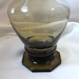 Black smoked glass carafe