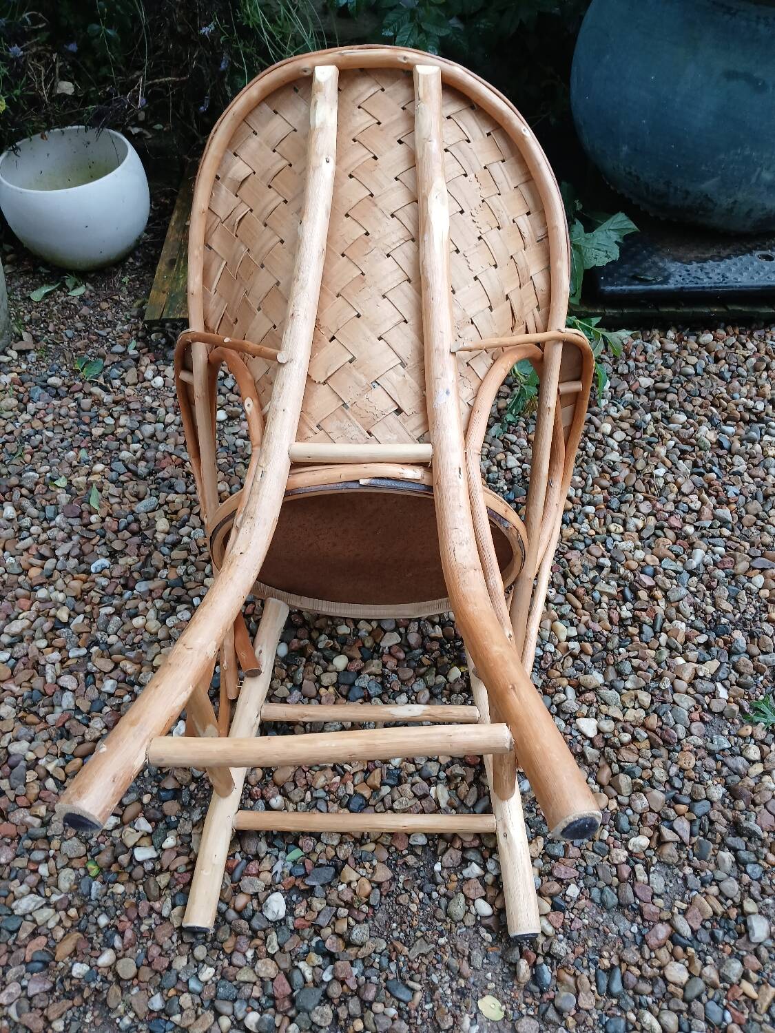 Chestnut armchair, 1960