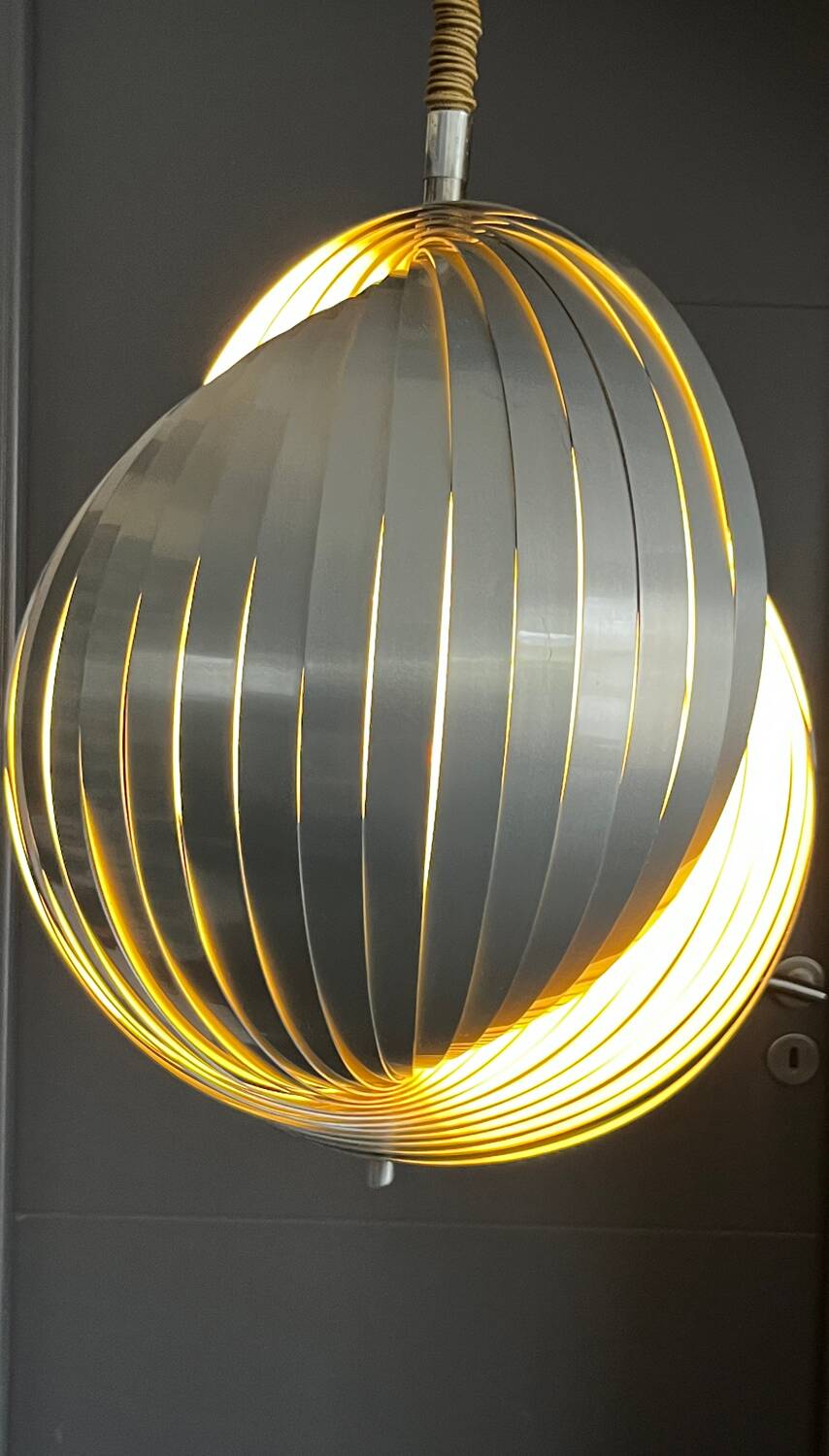 Suspension by designer Henri Mathieu from the 1960s.