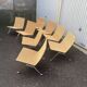 8 fauteuils Pk22 de Poul Kjaerholm , signé Fritz Hansen