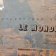 Globe map / Planisphere "Le Monde Politique", National Geographic Institute, 20th century – Fran