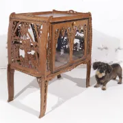 Amsterdam School Arts and Crafts tea cabinet Dutch Colonial