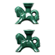 Pair of ceramic candlesticks