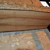 Solid walnut console
