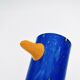 Vase Sculpture Otmar Alt Rosenthal Studio Line Glass Cobalt Signed 16cm