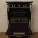 Secretary with a black lacquered drop-leaf and gilded bronzes – Boulle style