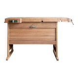 Vintage solid beech workbench (renovated)