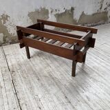 Small modernist oak planter from the 1950s