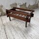 Small modernist oak planter from the 1950s
