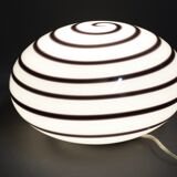 Vintage lamp zebra eglo black and white vintage