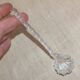Spun crystal mustard or jam spoon