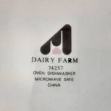Set of 6 Dairy Farm soup plates