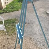 Painted wooden easel