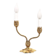 Bronze Water Lily Lamp by Lucien Gau, 1990s