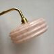 Sconce vintage pink Clichy glass lampshade