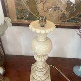 Marble baluster lamp base 44.5cm
