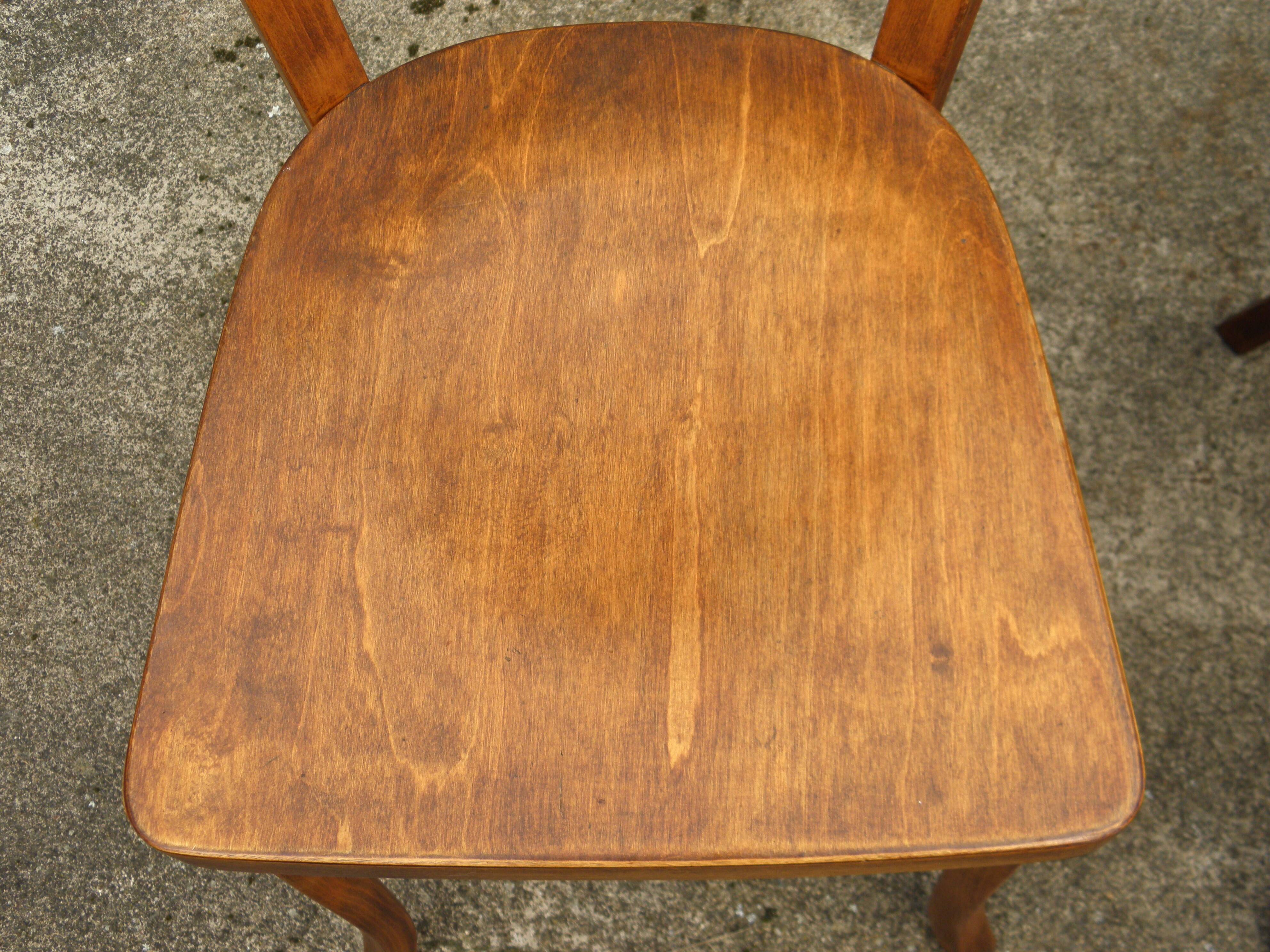 Pair of Baumann bistro chairs