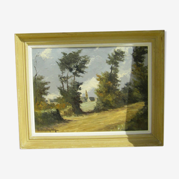 Landscape painting by “Le Chevalier Eler”