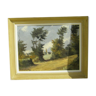 Landscape painting by “Le Chevalier Eler”