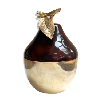 Seau a glace vintage poire dorée deco vintage icebuket