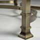 Ensemble de 2 tables d'appoint en métal vintage
