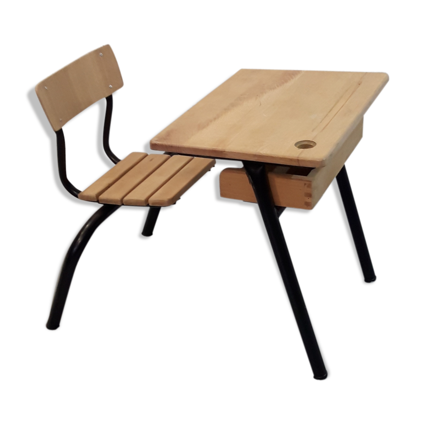 School boy's desk from the 1950s