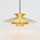 Suspension danoise « Massive » en laiton doré 1960