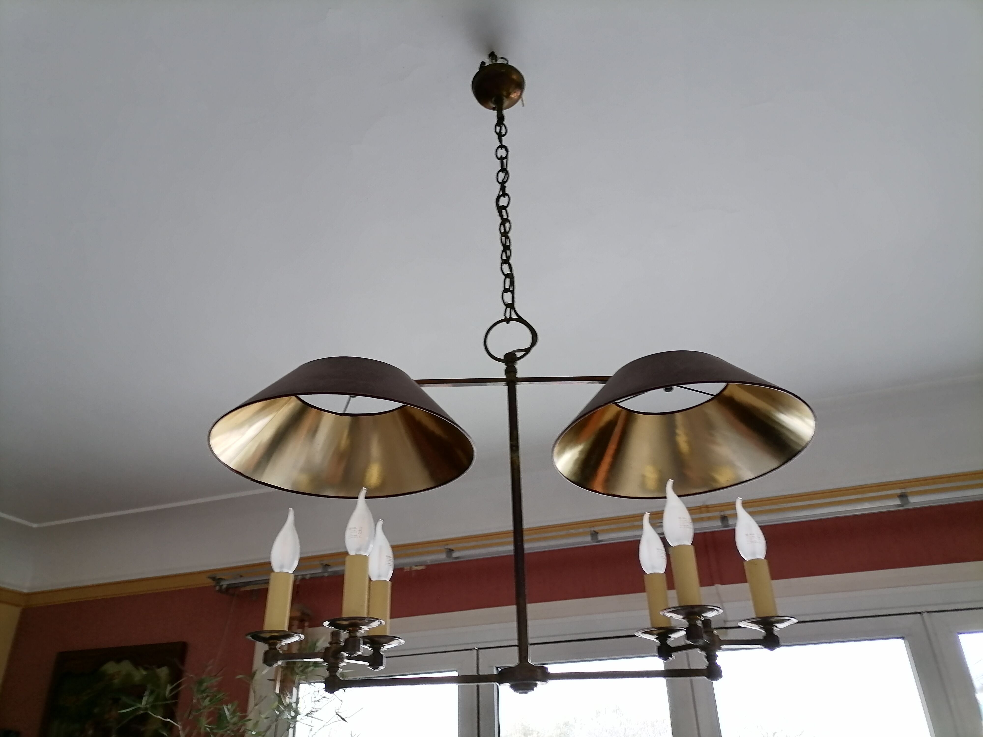Lustre billard double