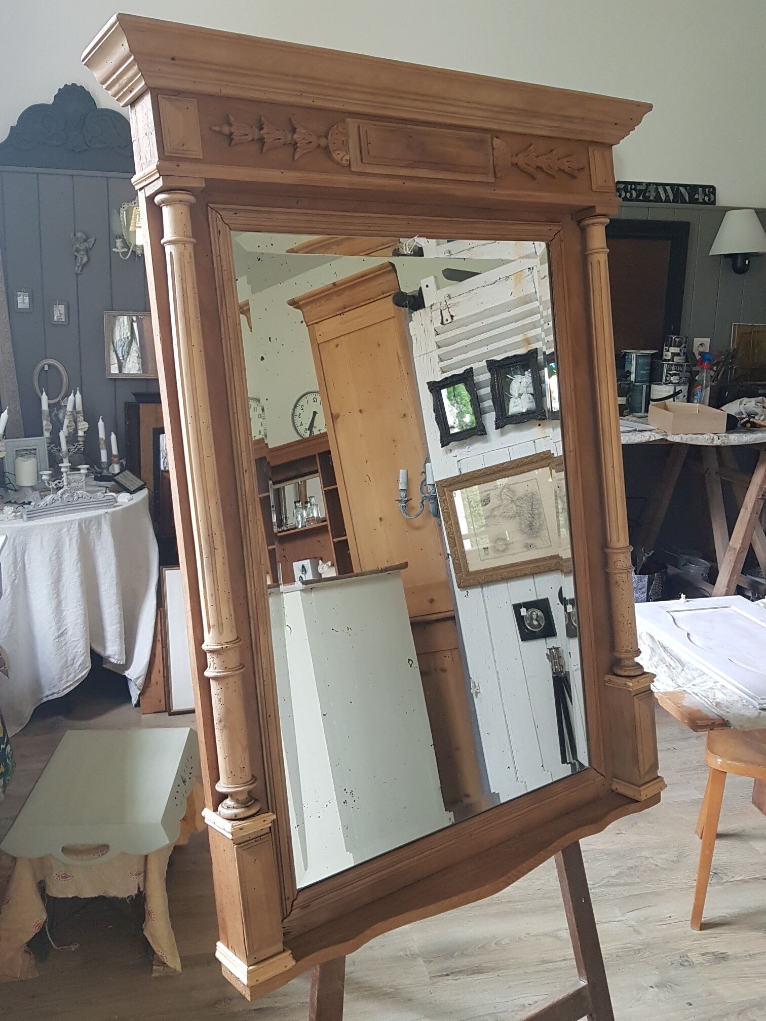 Mirror trumeau henri ll