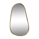 Mirror organic egg golden brass 36x20cm
